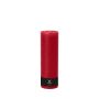 Candela a blocco per lanterna AURORA, rosso rubino, 30cm, Ø10cm, 200h - Made in Germany