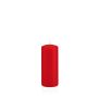 Candela per lanterna MAEVA, a colonna, rossa, 12cm, Ø5cm, 28h - Made in Germany
