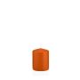 Candela per lanterna MAEVA, a colonna, arancione, 8cm, Ø6cm, 29h - Made in Germany