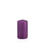 Candela per lanterna MAEVA, a colonna, viola, 12cm, Ø6cm, 40h - Made in Germany