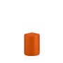 Candela per lanterna MAEVA, a colonna, arancione, 10cm, Ø7cm, 42h - Made in Germany