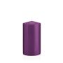 Candela per lanterna MAEVA, a colonna, viola, 15cm, Ø8cm, 69h - Made in Germany