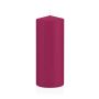 Candela per lanterna MAEVA, a colonna, magenta, 20cm, Ø8cm, 119h - Made in Germany
