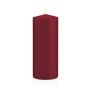 Candela per lanterna MAEVA, a colonna, bordeaux, 20cm, Ø8cm, 119h - Made in Germany