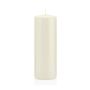 Candela per lanterna MAEVA, a colonna, avorio, 20cm, Ø7cm, 103h - Made in Germany
