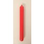 Candela da tavolo CHARLOTTE, rossa, 18,5cm, Ø2,1cm, 6,5h - Made in Germany