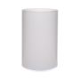 Vaso di vetro a cilindro SANYA EARTH, bianco, 21 cm, Ø14 cm