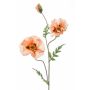 Papavero artificiale LOPEZ, crema-rosa, 90cm