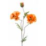 Papavero artificiale LOPEZ, arancione, 90cm