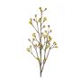Ramo d'acero artificiale LIUVA con fiori, giallo, 110cm