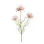 Fiore artificiale di crisantemo HARARE, rosa, 65cm