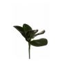 Foglie d'orchidea phalaenopsis artificiali NIUT, su stelo, verde, 25cm