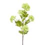 Ramo di palla di neve tessile ZENIA, verde chiaro, 85cm