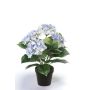 Ortensia artificiale LAIDA, blu chiaro, 35cm, Ø7-10cm