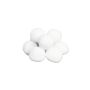 Decorazioni natalizie PERDITA in cotone idrofilo, 10 pezzi, 7,5 cm