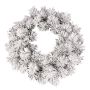 Corona di pino artificiale AUSTIN, innevato, bianco, Ø90cm