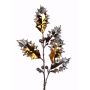 Ramo di agrifoglio artificiale PASCHA con frutti, argento-dorato, 50cm