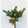Rami di abete artificiali BERNAHE in mazzo, con pigne, verdi, 35 cm