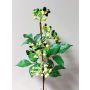 Ramo finto di bacche di sambuco CHATANGA con frutti, verde-rosso, 60 cm