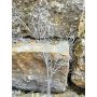 Ramo di salice decorativo DONATELLA, argento, 95 cm
