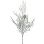 Ramo artificiale cipresso GRAVON con glitter, pigne, verde chiaro-grigio, 60cm