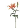 Fiore artificiale giglio tigrato MIXLON, pesca-salmone, 55 cm