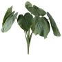 Pianta artificiale Hosta SLORHE, bastoncino, verde, 65 cm