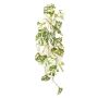 Pianta artificiale pendente Scindapsus NAVIRT su bastoncino, verde-bianco, 90 cm