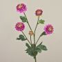 Crisantemo artificiale RYON, viola, 70cm, Ø3-5cm
