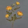 Ramo artificiale di rose SITARA, arancione-giallo, 75cm, Ø5-8cm