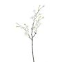 Ramo artificiale di fiori di melo LEKO, fiori, bianco, 55 cm