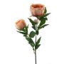 Ramo decorativo di peonia THEMIA, color pesca, 65 cm