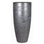 Vaso alto in ceramica THORAN con grano, nero, 70cm, Ø32cm
