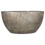 Vaso da fiori in ceramica AGAPE ovale con grano, oro, 49x20x25cm