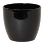 Vaso per piante in ceramica TEHERAN BASAR, nero, 13,5cm, Ø15,5cm