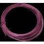 Filo di alluminio TANEA, verniciato rosa scuro, 12 m, Ø 2 mm