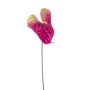 Anthurium artificiale MAXLER, rosa-giallo, 70 cm