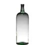 Bottiglia decorativa NIRAN, vetro, riciclato, trasparente-verde, 60cm, Ø19cm