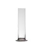 Portafiori decorativo ABIRAMY in vetro, base, trasparente, 15cm, Ø6cm