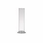 Portafiori decorativo ABIRAMY in vetro, base, trasparente, 25cm, Ø6cm