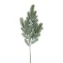 Ramo decorativo abete blu SLOVAN, ghiacciato, bianco-verde, 65 cm