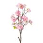 Ramo decorativo ciliegio ornamentale VRELTA con fiori, rosa, 85 cm