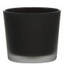 Grande portalumino ALENA FROST, nero opaco, 9cm, Ø10cm