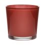 Vaso da piante in vetro ALENA, corallo, 16cm, Ø17cm
