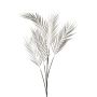 Ramo artificiale di palma dorata LARMO, argento metallizzato, 115 cm