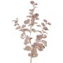 Ramo artificiale di eucalipto MALFHY, rosa chiaro metallizzato, 75 cm