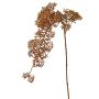 Ramo artificiale di viburno SALFHY con boccioli, color rame metallizzato, 90 cm