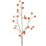 Ramo artificiale di mela ornamentale NONGIR con frutti, arancione, 90 cm
