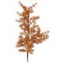 Ramo artificiale di Asparagus umbellatus DIKERNO, arancione-marrone, 75 cm