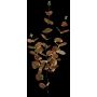 Ramo artificiale di eucalipto ERINDALS, verde-rosso bordeaux, 90 cm